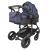 Carucior 2 in 1 cu Landou Transformabil in Parte Sport Coccolle Oppa Albastru Carucior 2 in 1 cu Landou Transformabil in Parte Sport Coccolle Oppa Albastru
