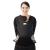 Sistem de purtare wrap elastic Tricot Slen Design Babylonia Black Stipple