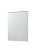 Oglinda decorativa din MDF, Renos Alb / Fag, l65xH88 cm