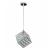 Pendul argintiu metal/sticla G9 cub modern Rea Glamour APP721-1CP