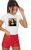 Tricou dama alb - Mona Lisa in Pandemie
