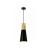 Pendul negru mat E27 metal/lemn model cilindric tip scandinav Rea SCANDI B