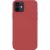 Husa de protectie Lemontti Silicon Soft Slim pentru iPhone 12 Mini, Santa Red