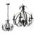 Pendul cu lant 5 brate Rea APP255-5C model geometric industrial