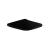Capac wc softclose negru mat Fluminia Paris