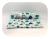 Scutec din muselina 70x80 cm Tetra model Blue Hearts