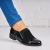 Pantofi dama casual Negri din Piele Ecologica Lacuita Wasey2 A4372
