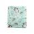 Scutec din muselina 70x80 cm Tetra model Pony Rainbow Green