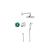 Sistem de dus incastrat Hansgrohe Croma Select E Ecostat E crom