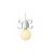 Pendul alb Rea APP187-1CP model funda Narni