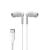 Casti stereo Belkin RockStar G3H0002, conectivitate USB-C, Alb