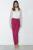 Pantaloni MBG magenta cu nasturi perlati