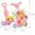 Antepremergator transformabil 4in1 cu panou muzical KikkaBoo Sweet EscapePink