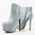 Botine Mania Argintii