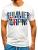 Tricou cu imprimeu bărbați alb Bolf 9056