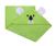 Prosop de baie cu gluga cu urechi din bumbac 80x80 cm Green Koala