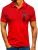 Tricou polo bărbați roșu Bolf 5772