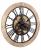 Ceas de perete Ticking Q20 Natural / Negru, Ø80 cm