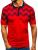 Tricou polo bărbați roșu Bolf 6601