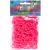 Set 300 Elastice Rainbow Loom Neon Roz Set 300 Elastice Rainbow Loom Neon Roz