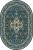 Covor Laurus Navy Blue Oval, Wilton