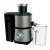 Storcator de fructe Cecotec 4153, 400W, 2 viteze, Recipient pulpa 1l, Inox (Negru)