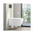 Vas wc suspendat Villeroy&amp;Boch ViClean-I 100 cu functie de bideu electric alb alpin