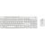 Kit wireless tastatura si mouse Logitech MK295 Silent, US layout, USB (Alb)