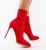 Botine dama Scarl Rosii