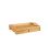 Tava servire cu sertar H 5 cm, Bambus, 31 x 43 cm, Natur