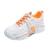 Pantofi sport dama AD36, model alb / orange