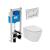 Set vas wc suspendat Ideal Standard Connect AquaBlade cu capac inchidere lenta si rezervor Ideal Standard Prosys