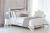 Lenjerie de pat din Bumbac Egiptean, 300TC, 4 piese, Dream Alb / Grej, 200 x 220 cm