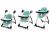 Scaun de masa AppeKids Vogue River Green